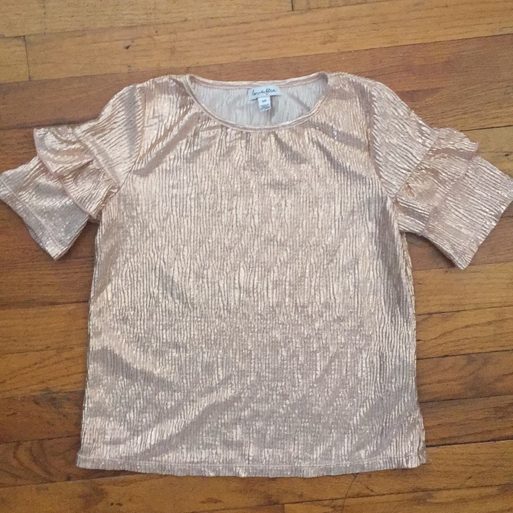 Fun rose gold top